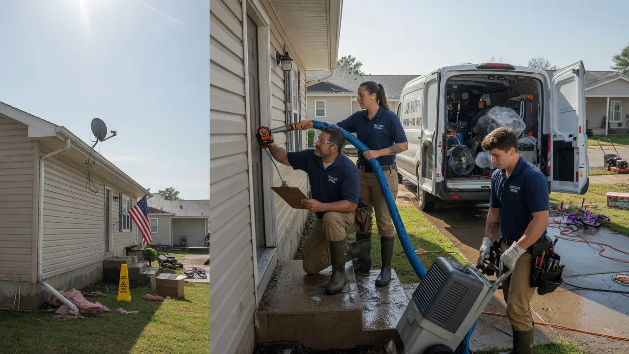 Ceiling Water Damage Restoration in Golden City, MO near me